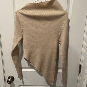 Muse Cream Off-the-Shoulder Sweater Cozy Fit